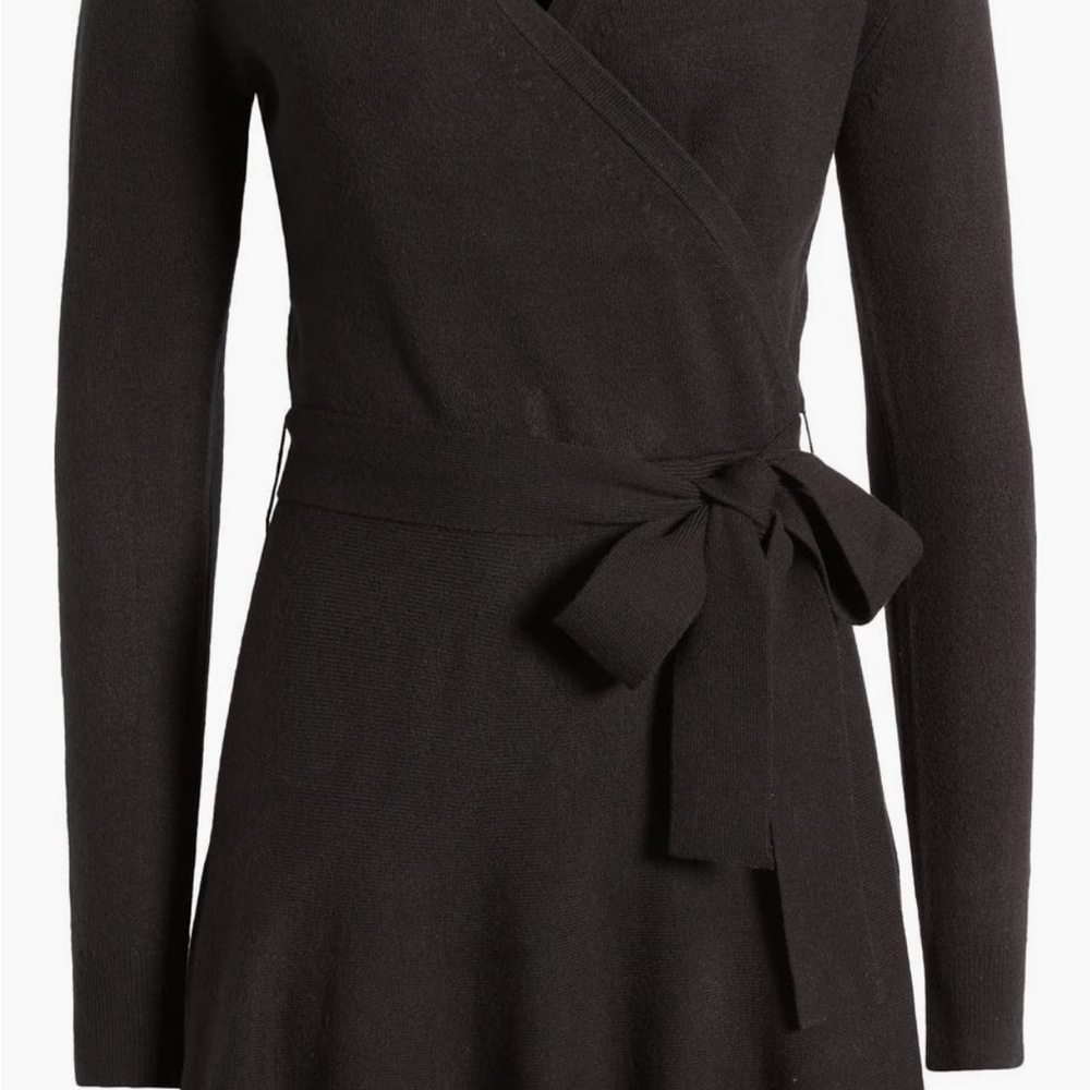 French Connection Black Wrap Dress